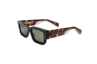 TRAPPERS DISTRICT TORTOISE FRAME SUNGLASSES